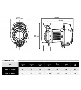 Циркулационна помпа  MAGI MAX 32-100/180 IBO